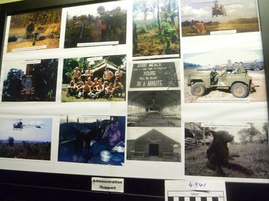 A collage of coloured photographs from 9 RAR