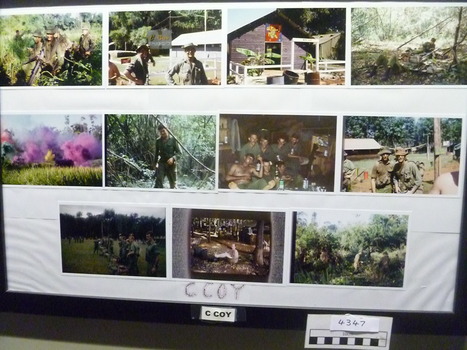 A Collage of eleven coloured photographs from 9RAR