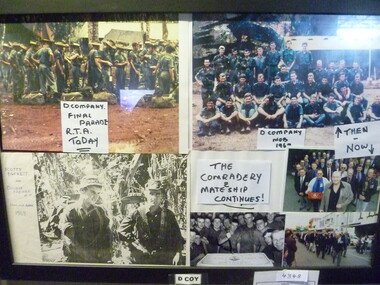Collage of Coloured and Black and White Photographs D Company 9RAR