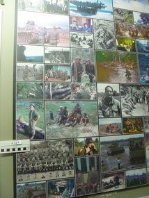A Collage of Coloured and Black and White Photographs from 5 RAR