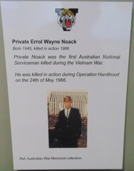 Information Board - Private Errol Wayne Noack