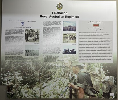 1 Battalion Royal Australian Regiment in Vietnam March 1965 - June 1966