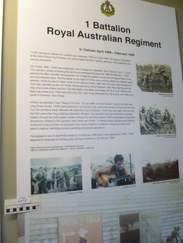 1 Battalion Royal Australian Regiment in Vietnam April 1968 - February 1969
