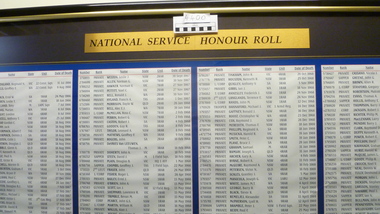 Poster - Poster, Information Board, National Service Honour Roll
