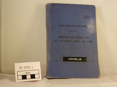 Booklet, Observer's, Air Gunner's & W/T Operator's Flying Log Book