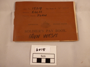Booklet - Pay book, Ellis, 1966-1968