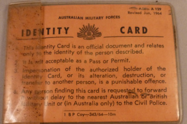 Identity Card for Tpr Quentin Leslie Sell - 3787247