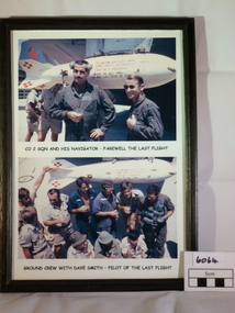 Photograph, Farewell the last flight. Ground crew with pilot of The Last Flight Dave Smith, 1962 - 1972