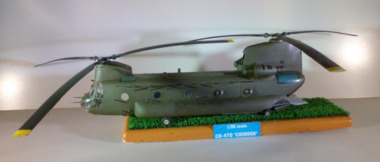 A Model of a Chinook Helicopter