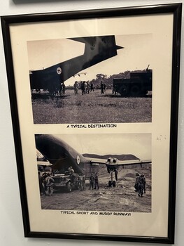 "A Typical Destination" "Typical Short and Muddy Runway"