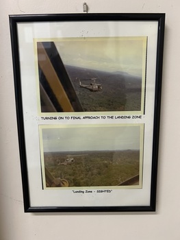 Turning on to Final Approach to Landing Zone and Landing Zone Sighted
