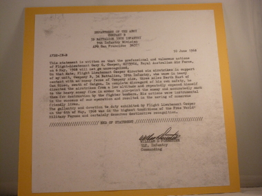 Award, Citation, 6/05/1968 12:00:00 AM