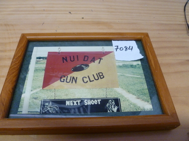 Photograph, Photograph of a sign, "Nui Dat Gun Club"