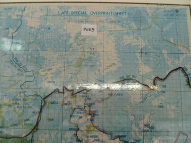 Map, 1 ATF Special Overprint (sheet 1) Map