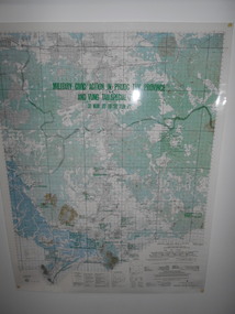 Map, Military Civic Action in Phuoc Tuy Province