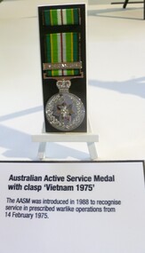 Medal - Medal, Replica, Australian Active Service Medal with clasp 'Vietnam 1975'