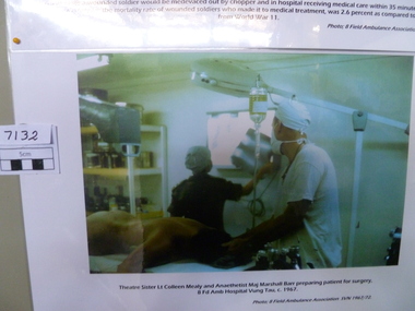 Photograph, Preparing a patient for surgery