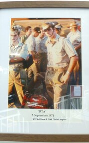 RTA 2 September 1971 - Pte Ed Shea & gunner Chris Langton