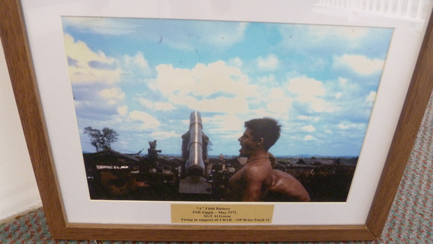 A Framed Colour Photograph of Sgt Al Green