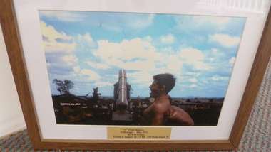 A Framed Colour Photograph of Sgt Al Green