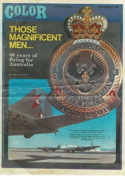 Those Magnificent men...60 years of flying for Australia: the crest of No.2 Squadron RAAF