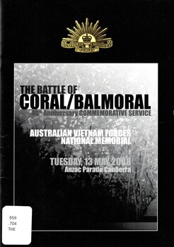 The Battle of Coral/Balmoral: 40th Anniversary Commemorative Service