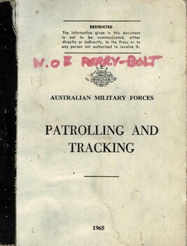 Australian Military Forces: Patrolling And Tracking
