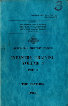 Infantry Ttraining, Volume 4, Part 2: The Platoon, 1967