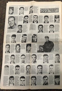 500: The Australians Who Died in Vietnam.