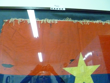 Flag, Vietcong Flag captured at the Battle of Dong Ha in South Vietnam in 1968
