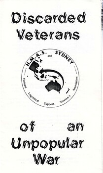 A Copy of Discarded Veterans of An Unpopular War: H.M.A.S. Sydney.