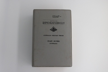 Manual - Manual, Staff duties, 1968, Australian Military Forces: Staff Duties (Australia) Amendment No. 2, 1968