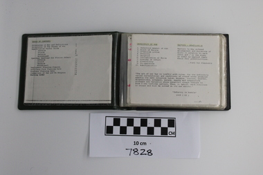 Booklet - Booklet, Training, Tactics, Aide-memoire