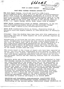 What is Agent Orange? What were Vietnam Veterans exposed to? (Copy)