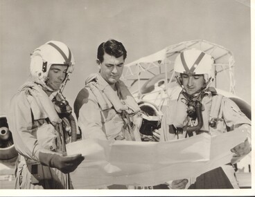Photograph, Pre-flight Briefing during Conversion to Canberra's