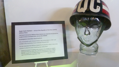 Headwear - Military police helmet, South Vietnamese