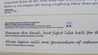 Document, Extract from "Bullets, Beans and Bandages" author Gary McKay