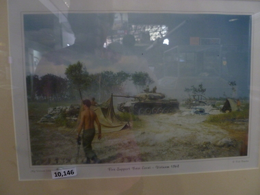 Print, Fire Support Base Coral - Vietnam 1968