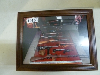 Photograph, Range of various non-issue weapons which Audio, CDT-3 collected during their time in Vietnam