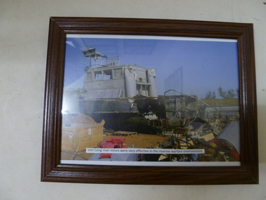 Photograph, Vietcong river mines were very effective in the river warfare environment