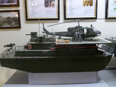 Model, Model of USArmy motored landing craft