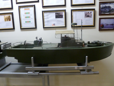 Model, Model of US Army river patrol boat