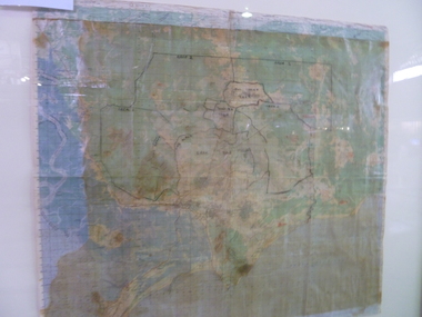 Map, Long Tan Original Battle Map