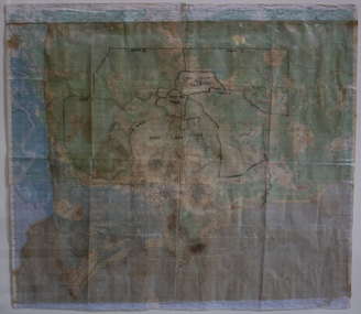 Map, Long Tan Original Battle Map