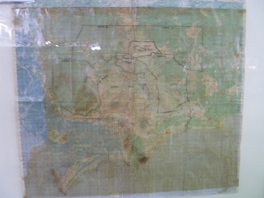 Map, Relief Map of Vietnam