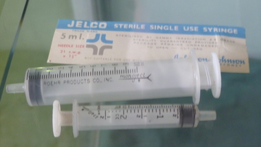 Equipment - Equipment, Army, Sterile Syringes x 2