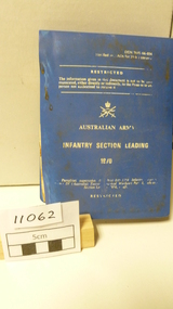 Pamphlet, Infantry section leading 1970