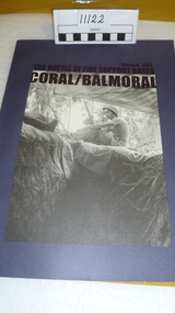 Booklet, Coral Balmoral The Battle of Fire Support Bases Vietnam 1968