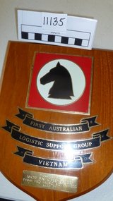 Plaque, First Australian Logistic Support Group Vietnam