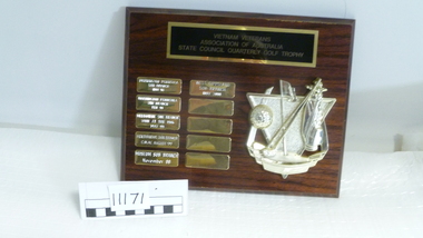 Plaque, Vitenam Veterans Golf Trophy